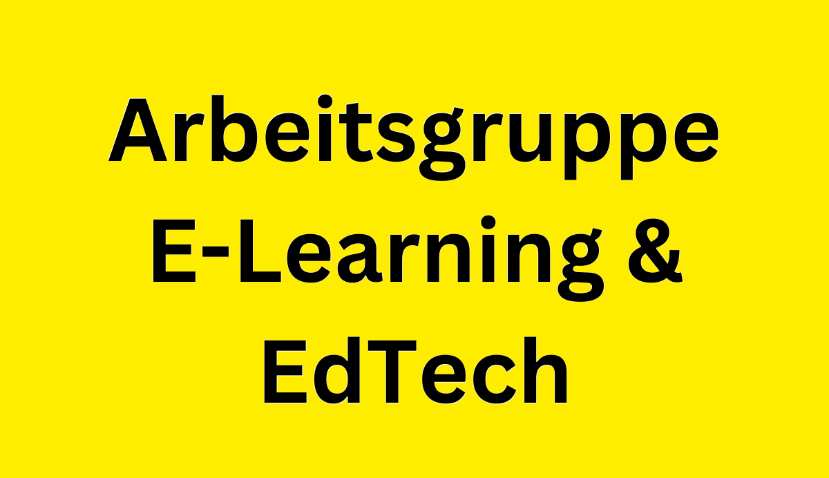 Arbeitsgruppe E-Learning & EdTech