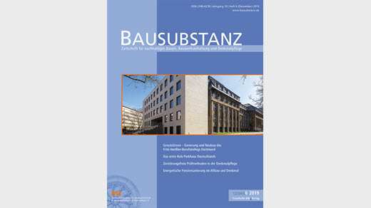 Titel einer Ausgabe der Fachzeitschrift Bausubstanz