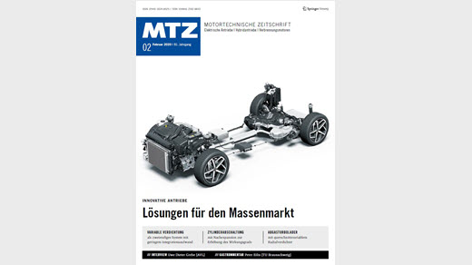 Titel eine Ausgabe von MTZ Motortechnische Zeitschrift